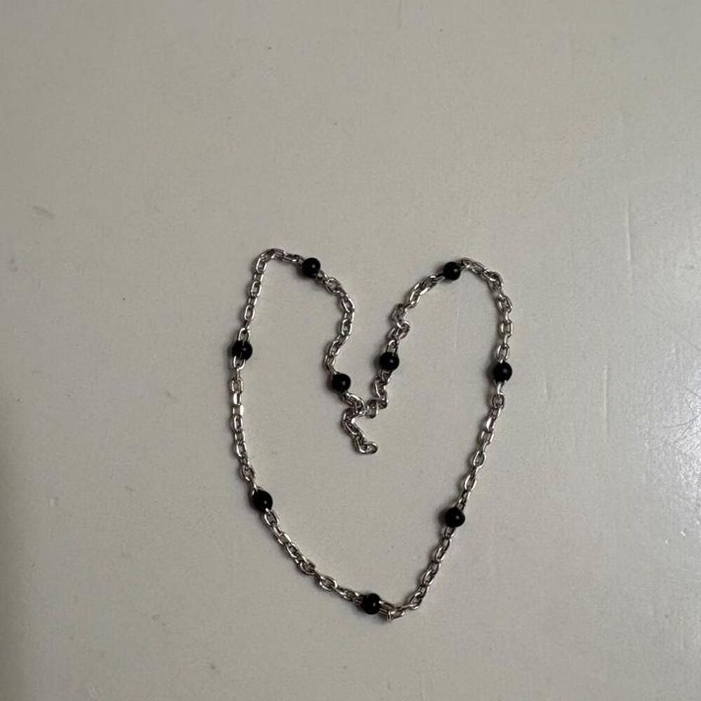 Unbranded Women's Silver and Black Jewellery